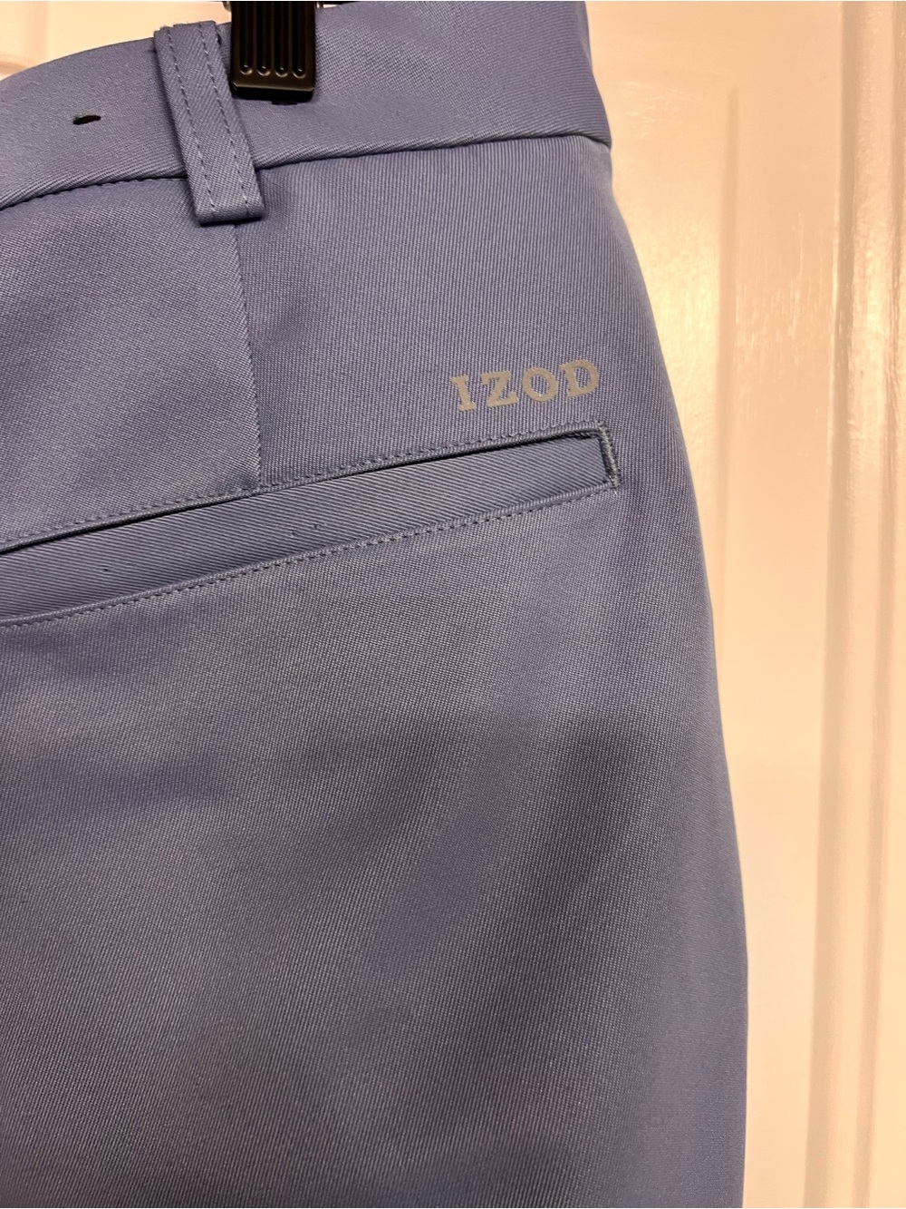 Izod Men's Golf Dress Pants in Dusty Blue - Picture 3 of 6